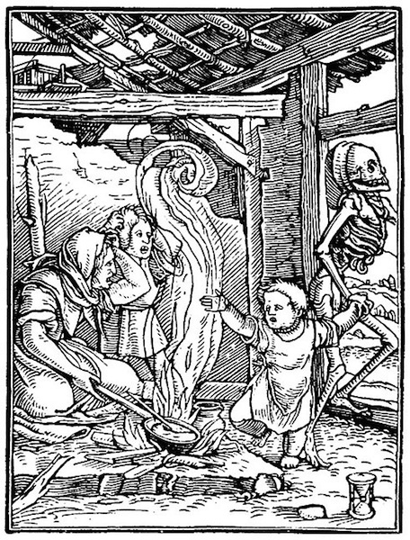 Hans Holbein "The Dance of Death Woodcut"