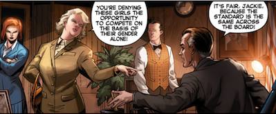De Facto Discrimination Copyright 2012 Marvel Characters, Inc.
