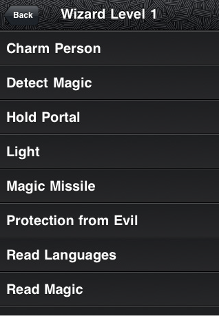 Spellbook - Spells By Caster and Level